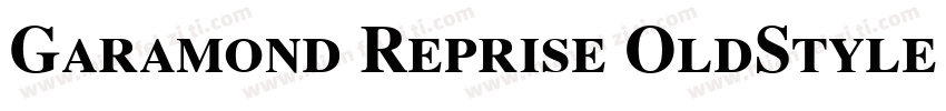Garamond Reprise OldStyle SSi Bold Small Caps字体转换